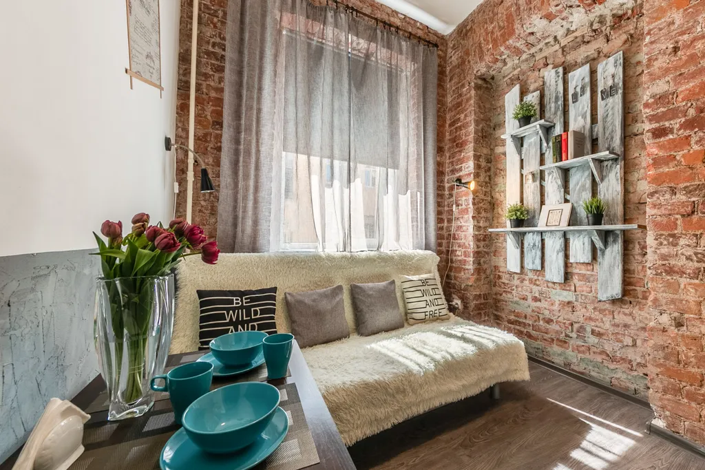 Квартира Квартира Уютная двухуровневая студия напротив Московского вокзала — Санкт-Петербург