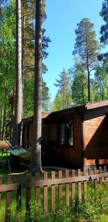 Комфортабельный коттедж с сауной на берегу водоема