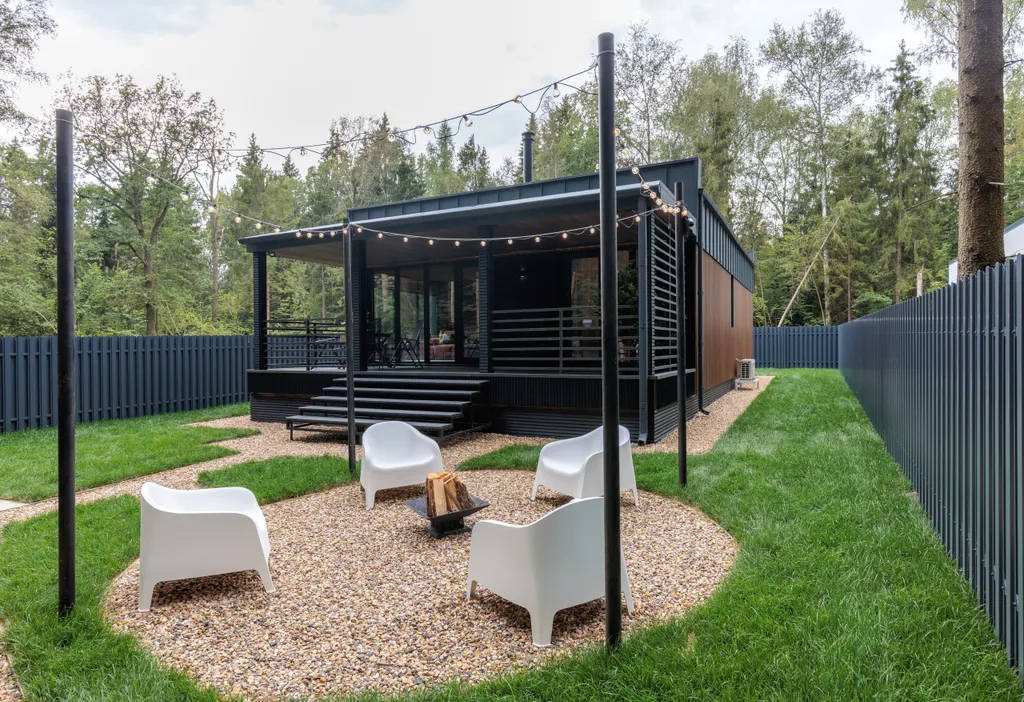 Приватный островок отдыха среди русского леса