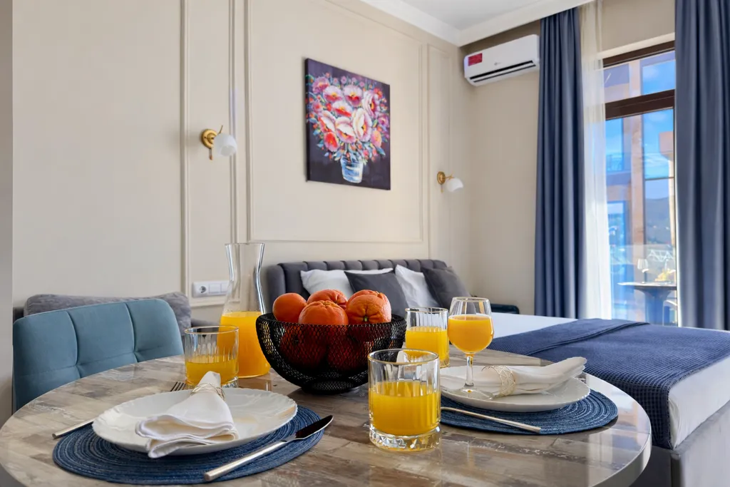 Квартира Люкс с видом на море и реку с балконом — Лазаревское