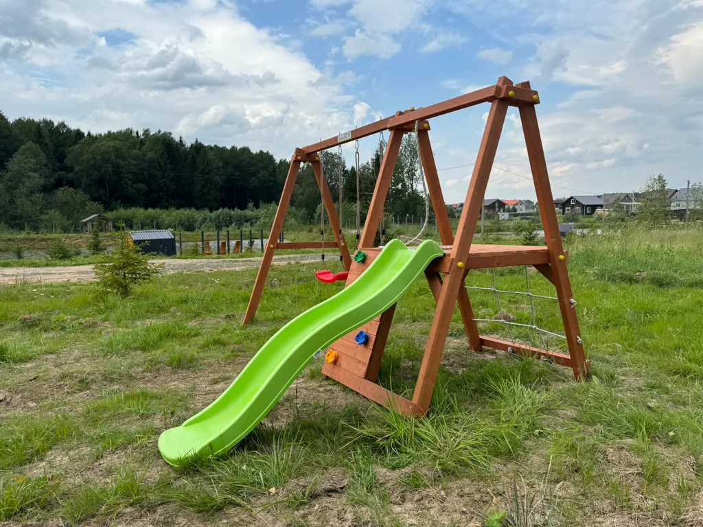 Атмосферный домик с баней на дровах и купелью