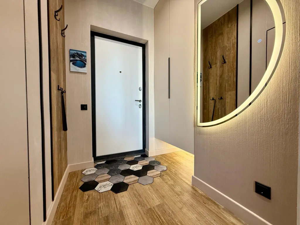 Новая квартира с потрясающим видом из окна на город