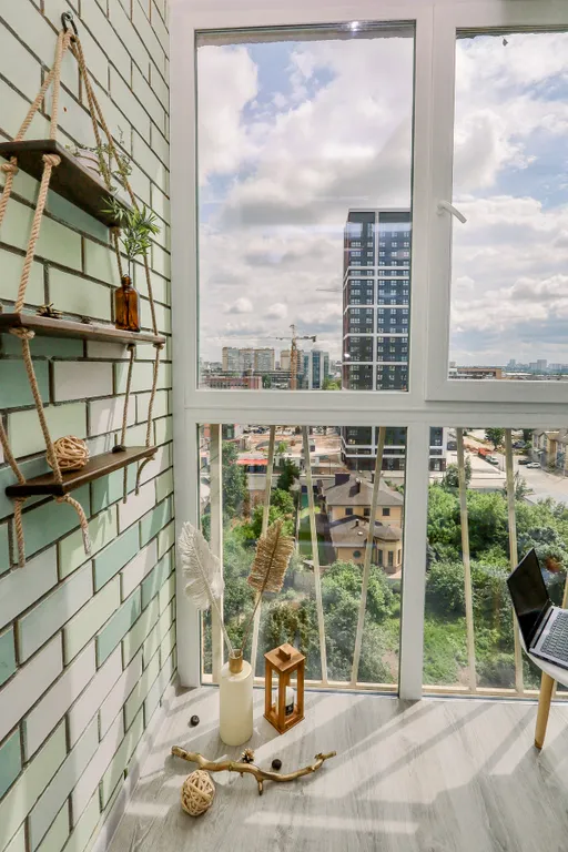 Очаровательная евродвушка с панорамным балконом