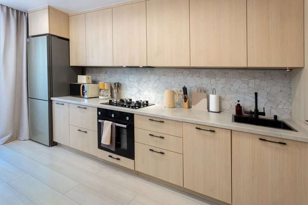 Сканди-шик с сауной и панорамным видом в центре