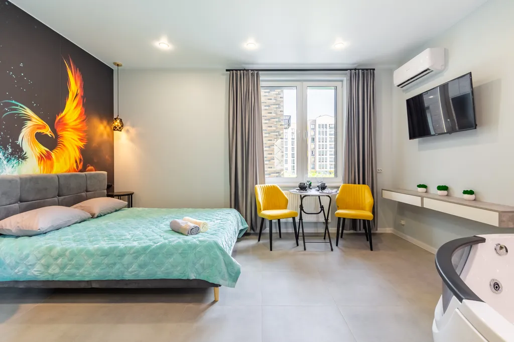 Студия с джакузи в ЖК Миниполис-Дивный