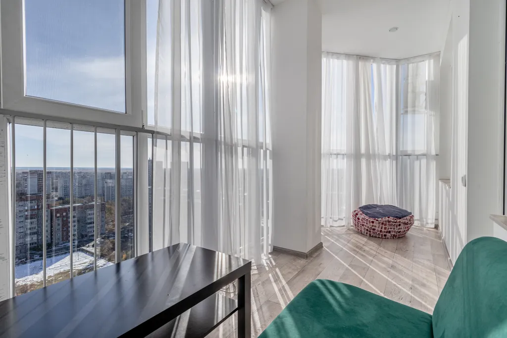 Уютная квартира с видом на городской парк