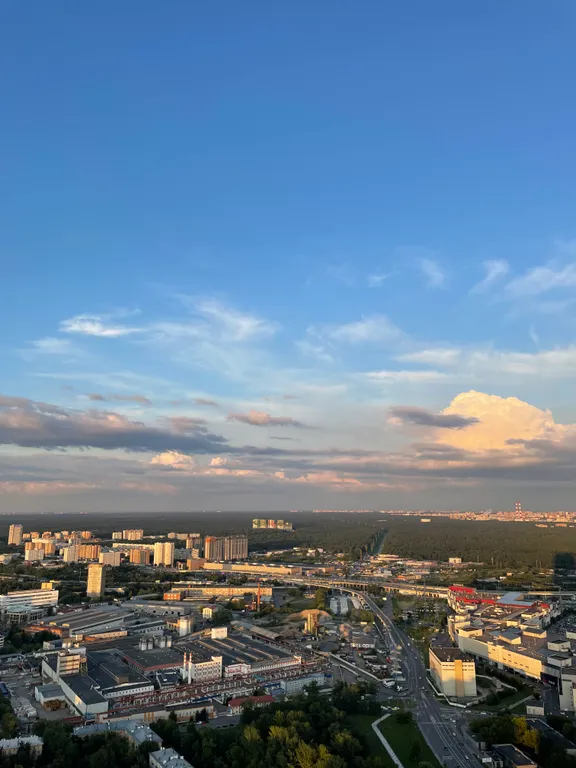 Квартира Квартира с панорамным видов 52 этаж в Afi Tower — Москва