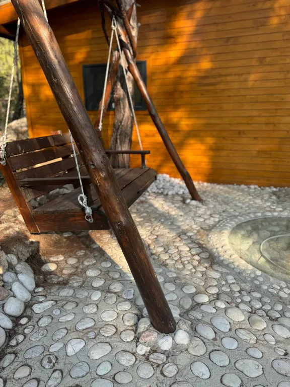 Просторное эко бунгало в сосновом лесу на побережье Турции