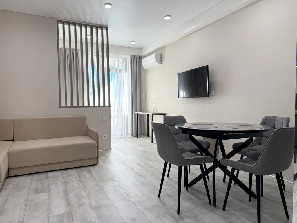 Квартира-студия с дизайнерским ремонтом