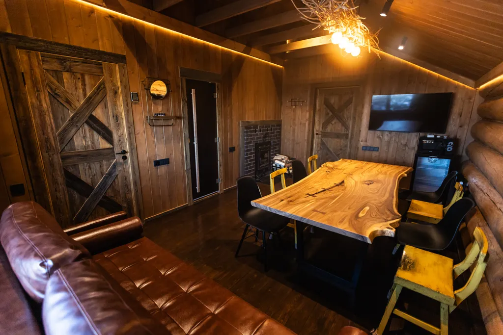 Просторный светлый дом с баней и фурако