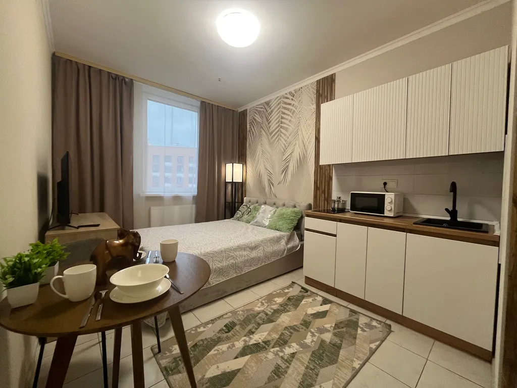 Квартира Квартира Уютная студия рядом с аэропортом Внуково — Москва