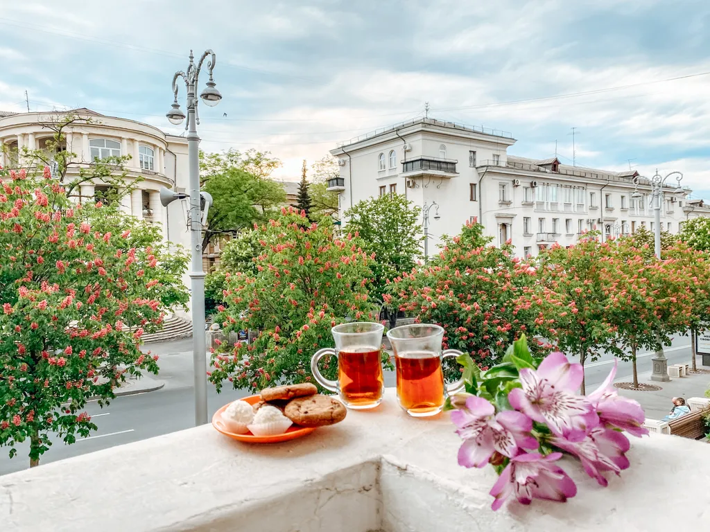 Квартира Квартира Счастье жить в центре Севастополя в космическом стиле с балконом — Севастополь