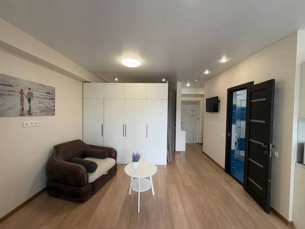 Просторная студия Восход для всей семьи с видом на море