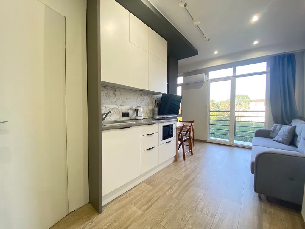 Квартира Квартира Стильная студия на первой береговой. Море всего 5 минут пешком! — Сириус