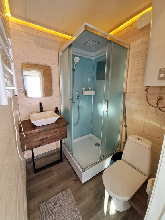 Домик Кантр с видом на горы