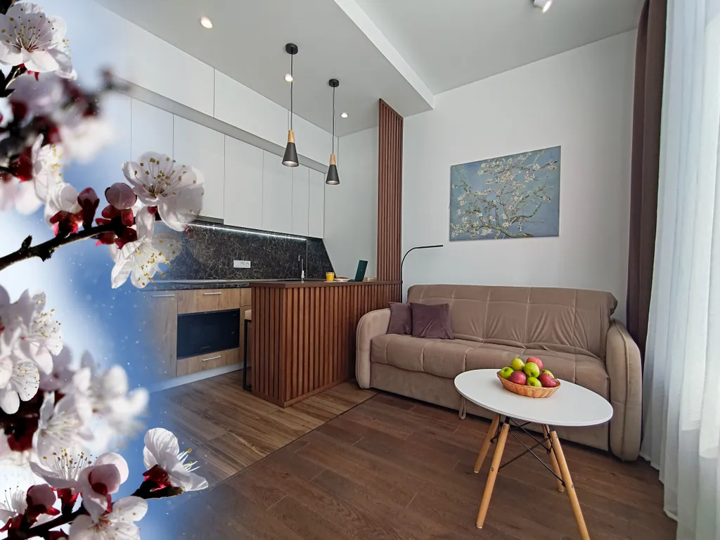 Квартира Студия с панорамным окном в окружении леса — аренда посуточно в Эсто-Садок