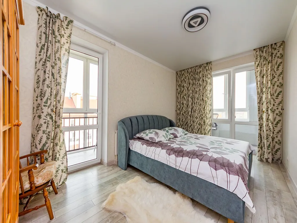 Просторная квартира до 5 гостей в престижном районе Зеленоградска