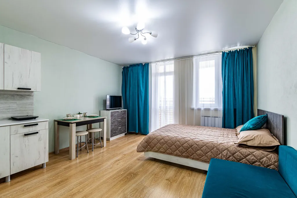 Квартира-студия с балконом