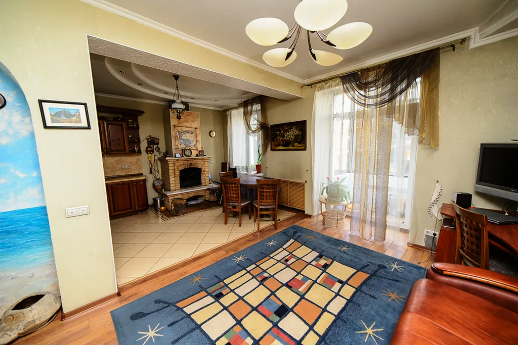 Квартира с сауной и дровяным камином