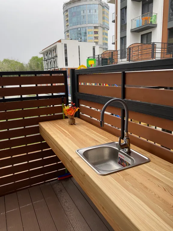 Квартира Квартира Стильная студия с личной террасой — Адлер