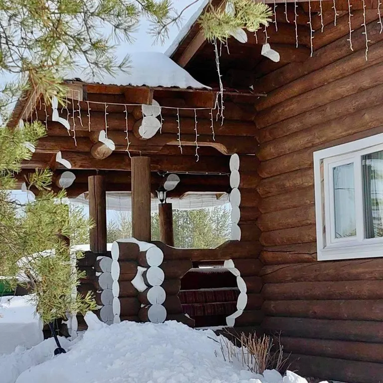 Уютный загородный дом-баня