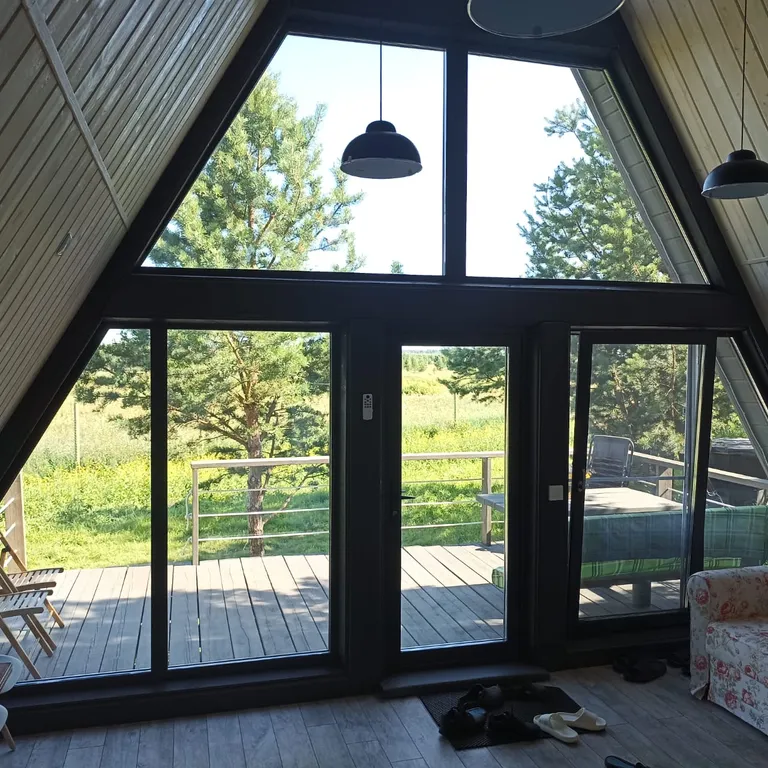 Новый домик с чаном, в тихом красивом месте