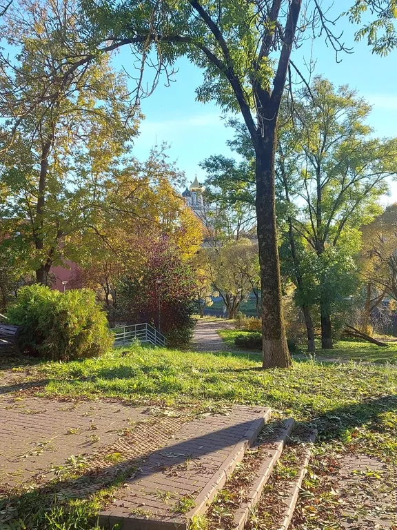 Французский балкон с видом на Псковский Кремль