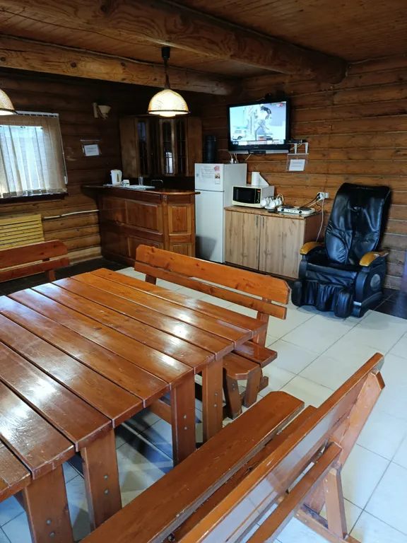 Отдельный дом с бассейном, мангальной зоной и купелью