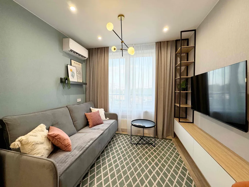 2х-комнатная cтудия по дизайн-проекту в новом ЖК комфорт-класса