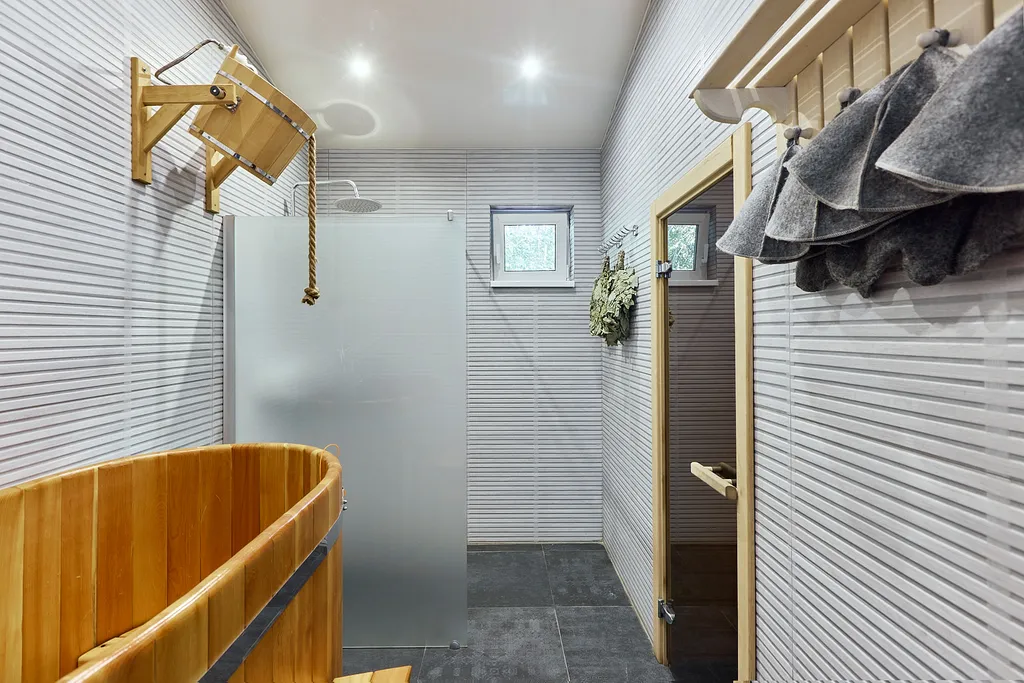 Коттедж Коттедж с большой баней и кальянной зоной — Сертолово