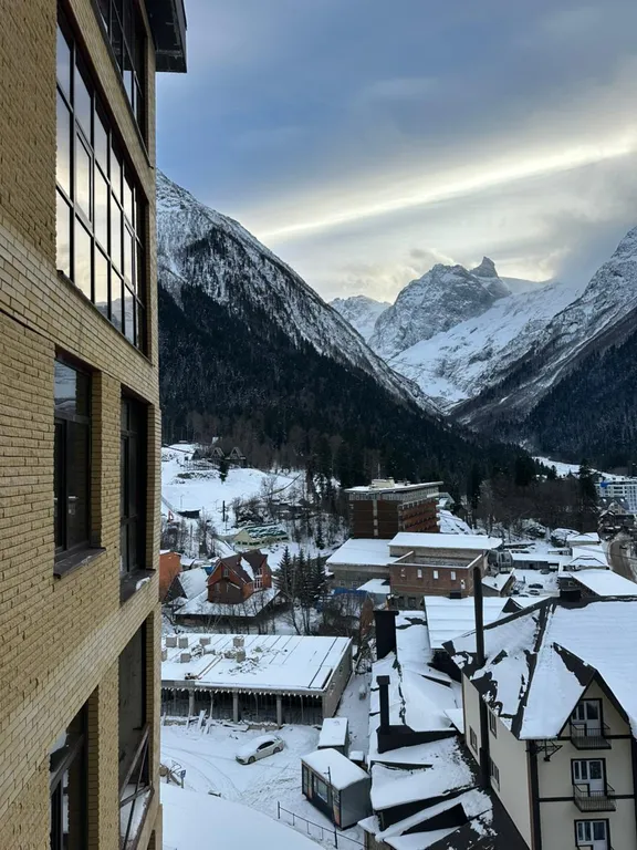 Уютная евродвушка в сердце Домбая, 50метров от канатной дороги