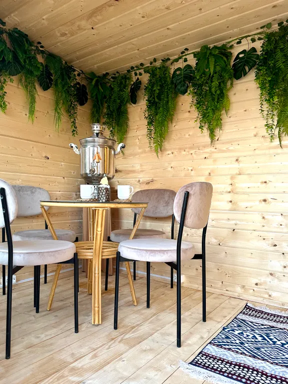 Коттедж Загородный дом с дровяной банькой из Пинтерест для семейного отдыха! — Капорки