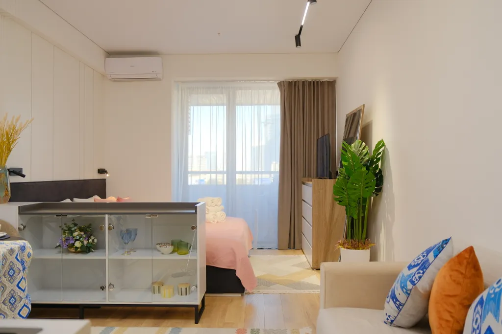 Уютная студия в сердце города в NRG U tower