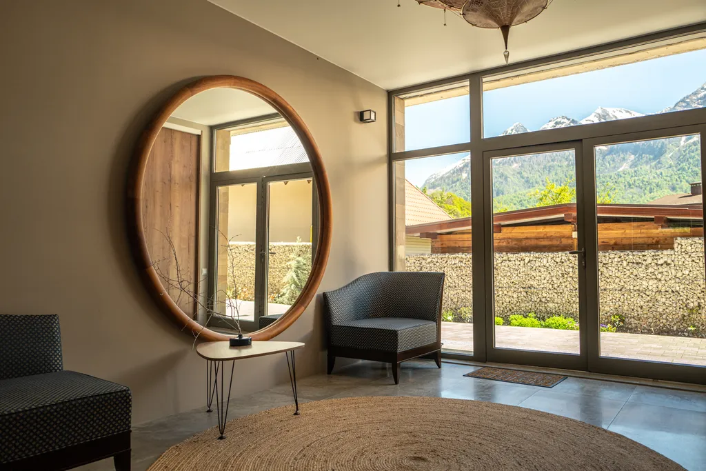 Семейные апартаменты с террасой и видом на горы