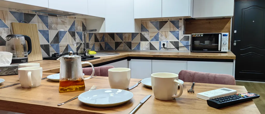 Двухэтажная квартира с видом на горы и курорт