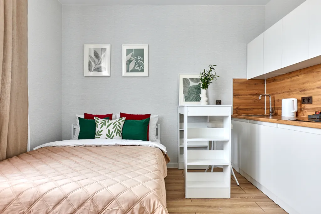 Отличная студия со свежим ремонтом в ЖК Самолет