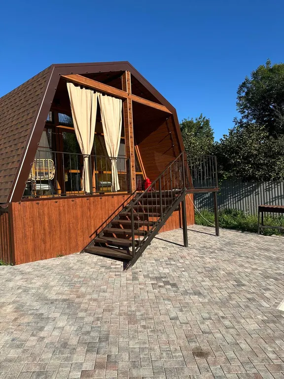 Коттедж Коттедж Шале с 1 спальней, кухня-гостиная с диваном и ванной комнатой — Мезмай