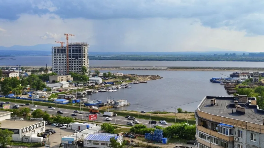 Квартира Апартаменты Виктория с видом на Амур — Хабаровск