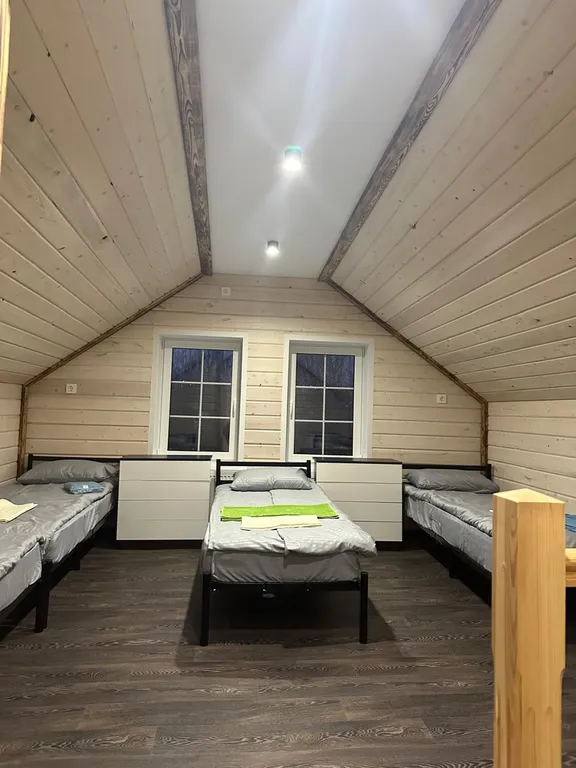 Альпийский дом на берегу Камы для семейного отдыха