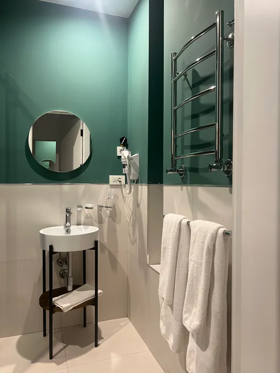 Студия с раздельными кроватями или с одной большой кроватью