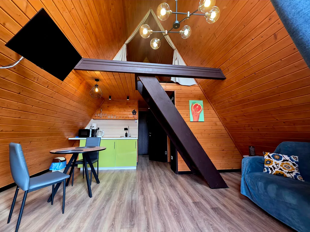 Глэмпинг 49m2 — чан, кухня, Wi-Fi