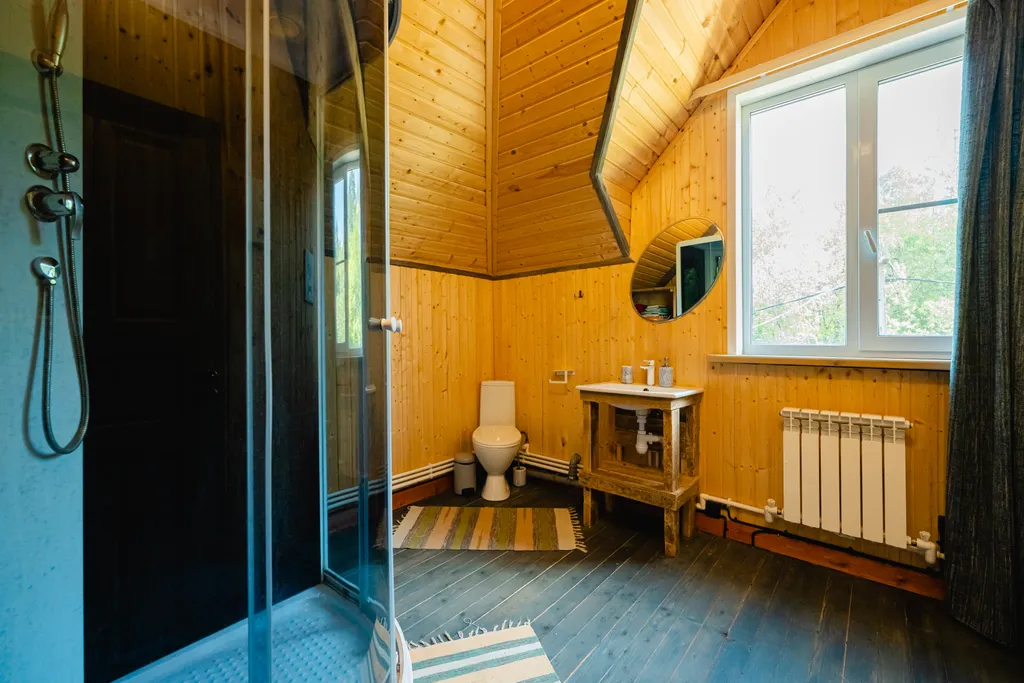 Дом у пруда в Веслево