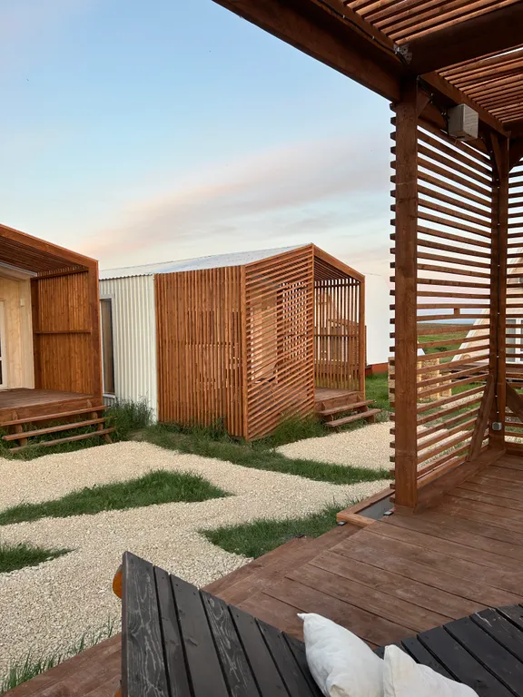 Новый barn с видом на море и виноградники