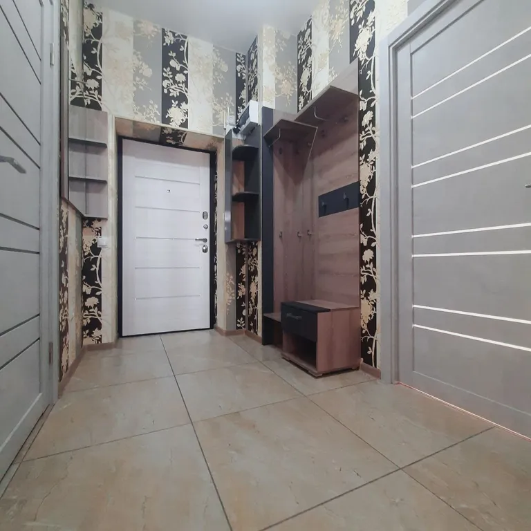 Уютная однокомнатная квартира в новом доме с видом на горы