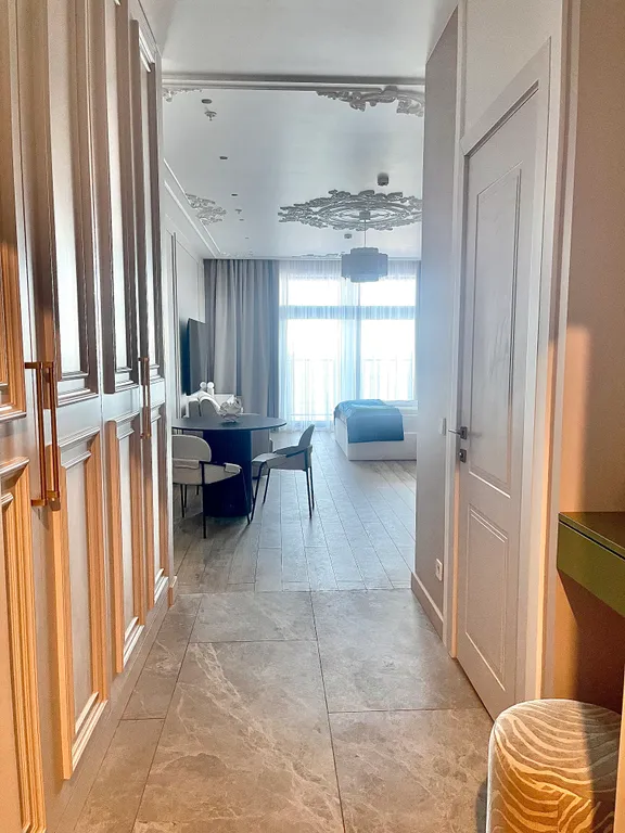 Студия на первой линии, вид на море