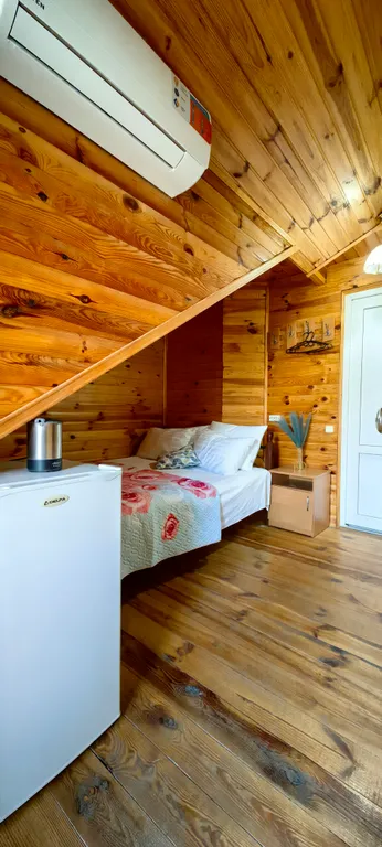 Одноместный Эко-номер с индивид балконом / кондиционер / ЖК-ТВ / Парковка