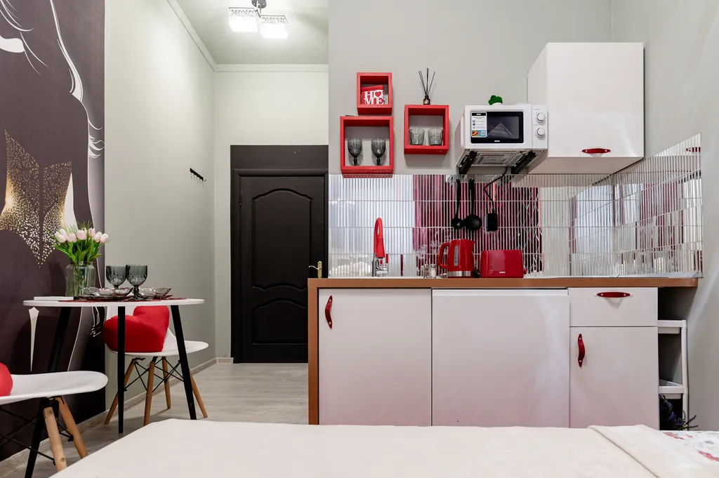 Квартира Квартира Зеркальная студия в центре Москвы — Москва