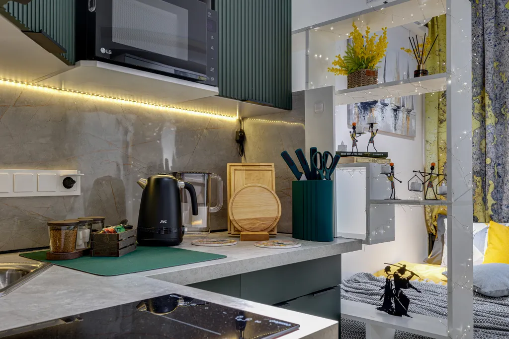 Квартира Квартира Стильная студия Loft на Рижской — Москва