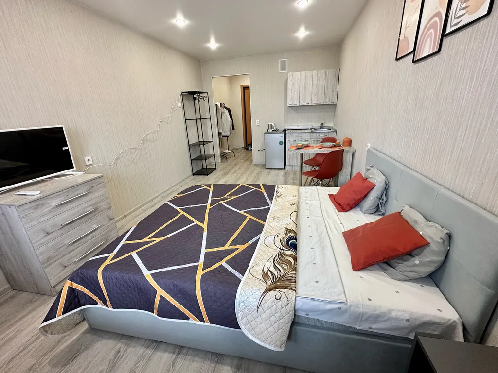 Терракота - стильная квартира-студия на Дружбе рядом со Спа-комплексом