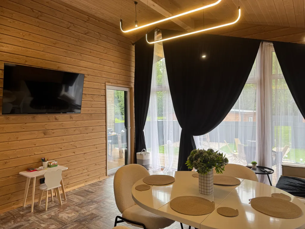 Коттедж Дом для отдыха с семьей, с сауной и чаном — Степаньково